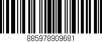 Código de barras (EAN, GTIN, SKU, ISBN): '885978909681'