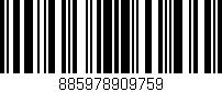 Código de barras (EAN, GTIN, SKU, ISBN): '885978909759'