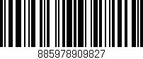 Código de barras (EAN, GTIN, SKU, ISBN): '885978909827'