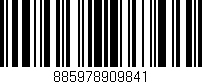 Código de barras (EAN, GTIN, SKU, ISBN): '885978909841'