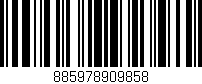 Código de barras (EAN, GTIN, SKU, ISBN): '885978909858'