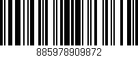 Código de barras (EAN, GTIN, SKU, ISBN): '885978909872'