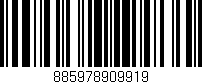 Código de barras (EAN, GTIN, SKU, ISBN): '885978909919'