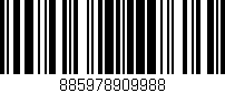 Código de barras (EAN, GTIN, SKU, ISBN): '885978909988'