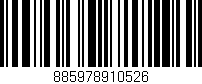 Código de barras (EAN, GTIN, SKU, ISBN): '885978910526'