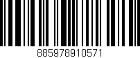Código de barras (EAN, GTIN, SKU, ISBN): '885978910571'