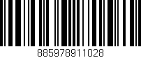 Código de barras (EAN, GTIN, SKU, ISBN): '885978911028'