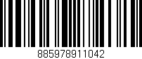 Código de barras (EAN, GTIN, SKU, ISBN): '885978911042'