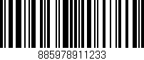 Código de barras (EAN, GTIN, SKU, ISBN): '885978911233'