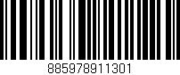 Código de barras (EAN, GTIN, SKU, ISBN): '885978911301'
