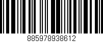 Código de barras (EAN, GTIN, SKU, ISBN): '885978938612'