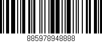 Código de barras (EAN, GTIN, SKU, ISBN): '885978948888'
