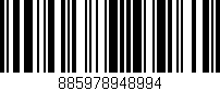 Código de barras (EAN, GTIN, SKU, ISBN): '885978948994'