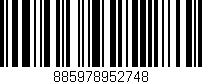 Código de barras (EAN, GTIN, SKU, ISBN): '885978952748'