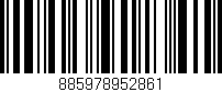 Código de barras (EAN, GTIN, SKU, ISBN): '885978952861'