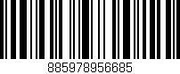 Código de barras (EAN, GTIN, SKU, ISBN): '885978956685'