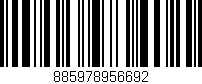 Código de barras (EAN, GTIN, SKU, ISBN): '885978956692'