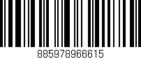 Código de barras (EAN, GTIN, SKU, ISBN): '885978966615'