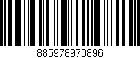 Código de barras (EAN, GTIN, SKU, ISBN): '885978970896'