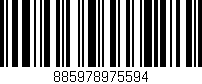 Código de barras (EAN, GTIN, SKU, ISBN): '885978975594'