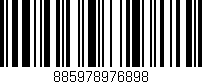 Código de barras (EAN, GTIN, SKU, ISBN): '885978976898'