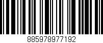 Código de barras (EAN, GTIN, SKU, ISBN): '885978977192'