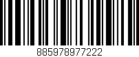 Código de barras (EAN, GTIN, SKU, ISBN): '885978977222'