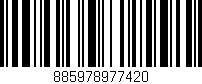 Código de barras (EAN, GTIN, SKU, ISBN): '885978977420'