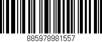 Código de barras (EAN, GTIN, SKU, ISBN): '885978981557'