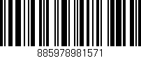 Código de barras (EAN, GTIN, SKU, ISBN): '885978981571'