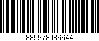 Código de barras (EAN, GTIN, SKU, ISBN): '885978986644'