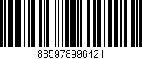 Código de barras (EAN, GTIN, SKU, ISBN): '885978996421'