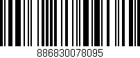 Código de barras (EAN, GTIN, SKU, ISBN): '886830078095'