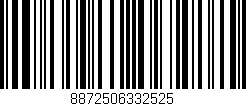 Código de barras (EAN, GTIN, SKU, ISBN): '8872506332525'