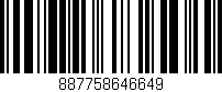 Código de barras (EAN, GTIN, SKU, ISBN): '887758646649'