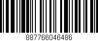 Código de barras (EAN, GTIN, SKU, ISBN): '887766046486'