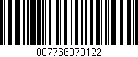 Código de barras (EAN, GTIN, SKU, ISBN): '887766070122'