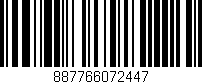 Código de barras (EAN, GTIN, SKU, ISBN): '887766072447'