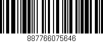 Código de barras (EAN, GTIN, SKU, ISBN): '887766075646'
