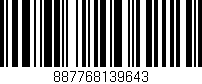 Código de barras (EAN, GTIN, SKU, ISBN): '887768139643'