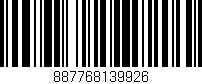 Código de barras (EAN, GTIN, SKU, ISBN): '887768139926'