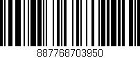 Código de barras (EAN, GTIN, SKU, ISBN): '887768703950'