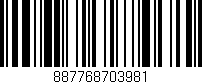Código de barras (EAN, GTIN, SKU, ISBN): '887768703981'