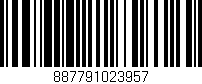 Código de barras (EAN, GTIN, SKU, ISBN): '887791023957'