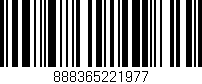 Código de barras (EAN, GTIN, SKU, ISBN): '888365221977'