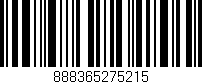 Código de barras (EAN, GTIN, SKU, ISBN): '888365275215'