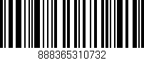Código de barras (EAN, GTIN, SKU, ISBN): '888365310732'