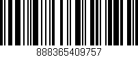 Código de barras (EAN, GTIN, SKU, ISBN): '888365409757'