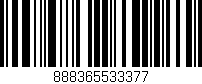 Código de barras (EAN, GTIN, SKU, ISBN): '888365533377'