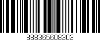 Código de barras (EAN, GTIN, SKU, ISBN): '888365608303'